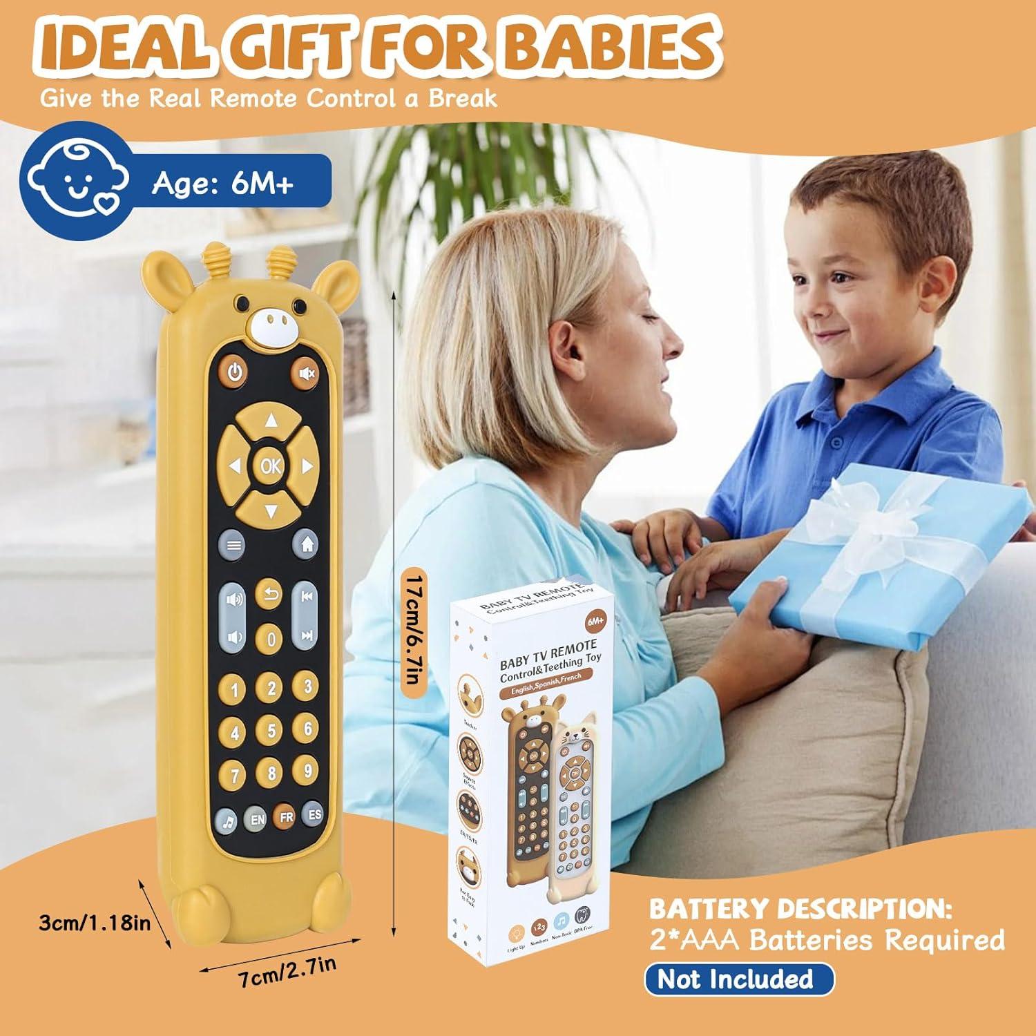 Juguete Musical Control Remoto Bebés Orzbow Negro con Funda