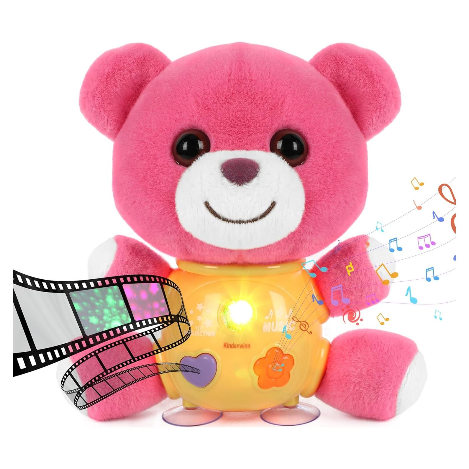Oso de Peluche Kindenwinn con Proyección Estrellada y Música