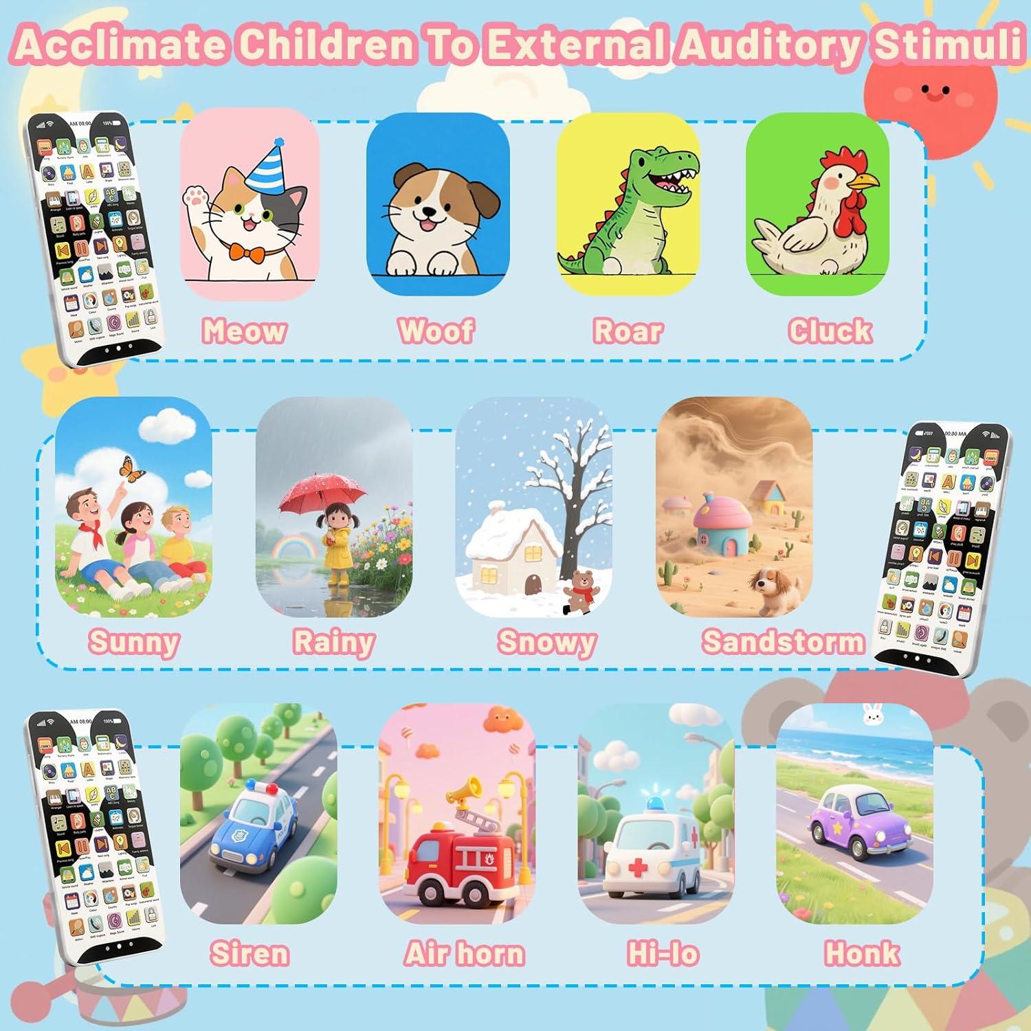 Teléfono de Aprendizaje Uibyt para Niños con 10,000 Contenidos