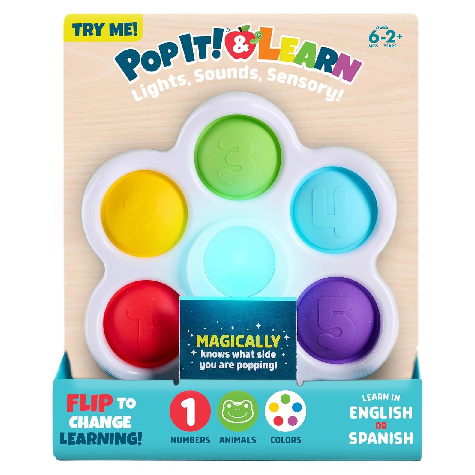 Juguete Educativo Chuckle & Roar Pop It! - Aprendizaje Bilingüe