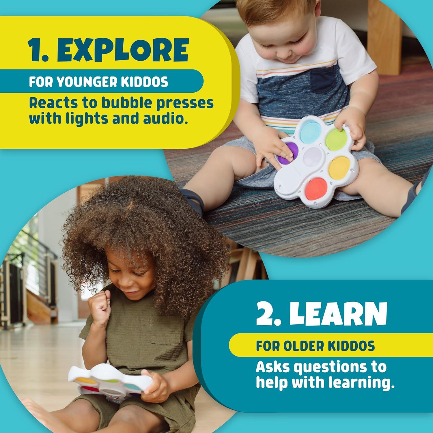 Juguete Educativo Chuckle & Roar Pop It! - Aprendizaje Bilingüe