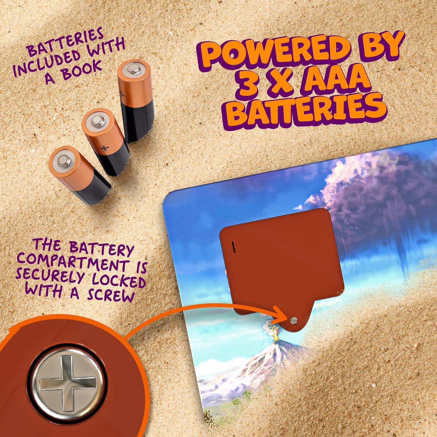 Libro Interactivo de Dinosaurios Hemalleon 30 Especies Sonidos