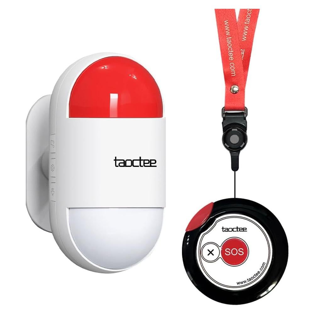 Botón de Pánico Alarma Estroboscópica HONG KONG RC-P7 120dB