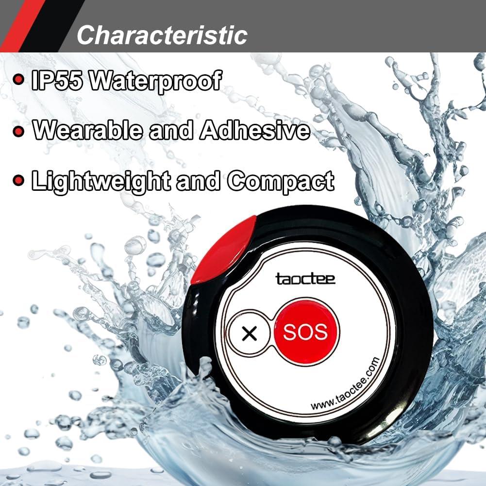 Botón de Pánico Alarma Estroboscópica HONG KONG RC-P7 120dB