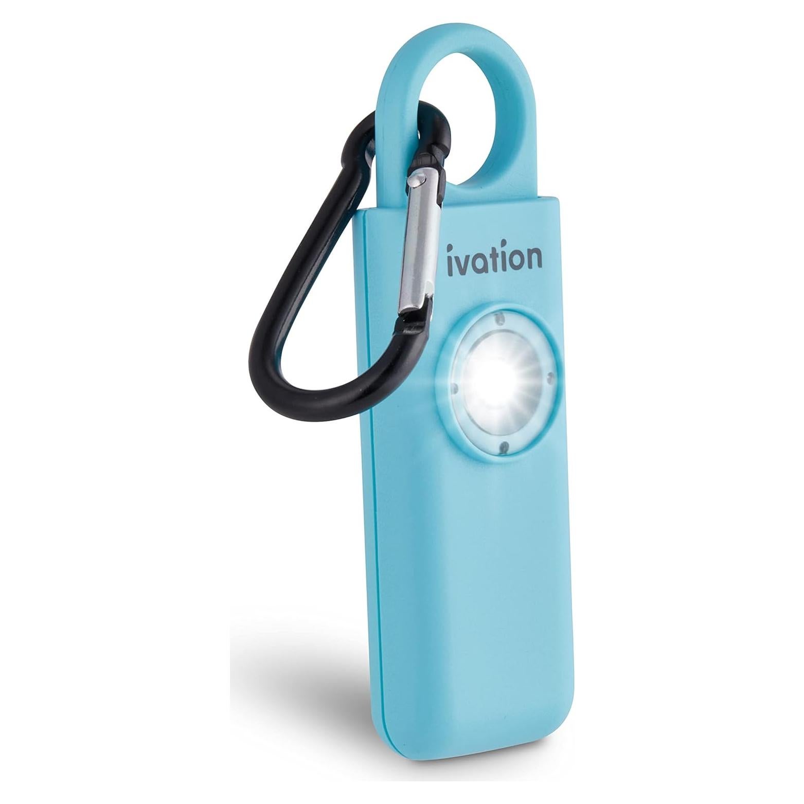 Llave de Alarma SOS Ivation | Sirena 125 dB y Luz LED Estroboscópica