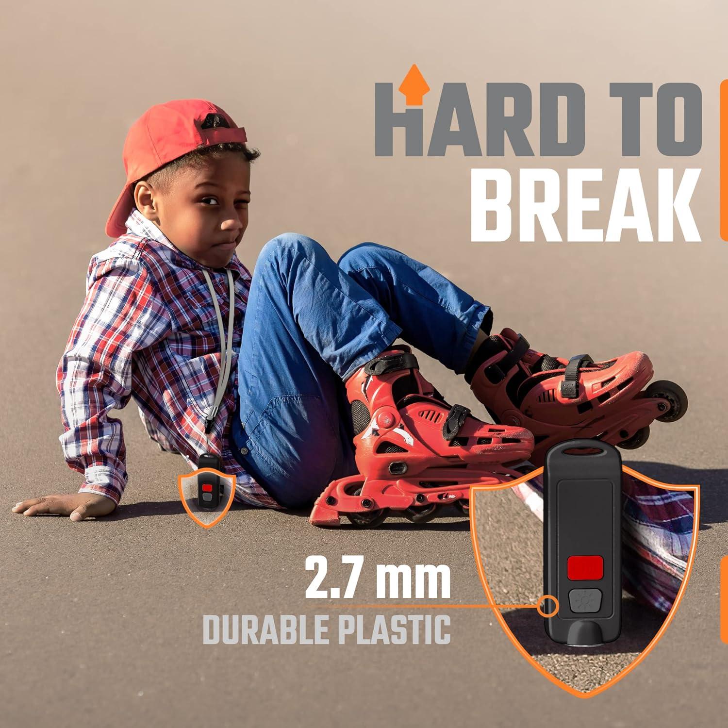 Alarma Personal WETEN 130dB Recargable USB Impermeable Negro