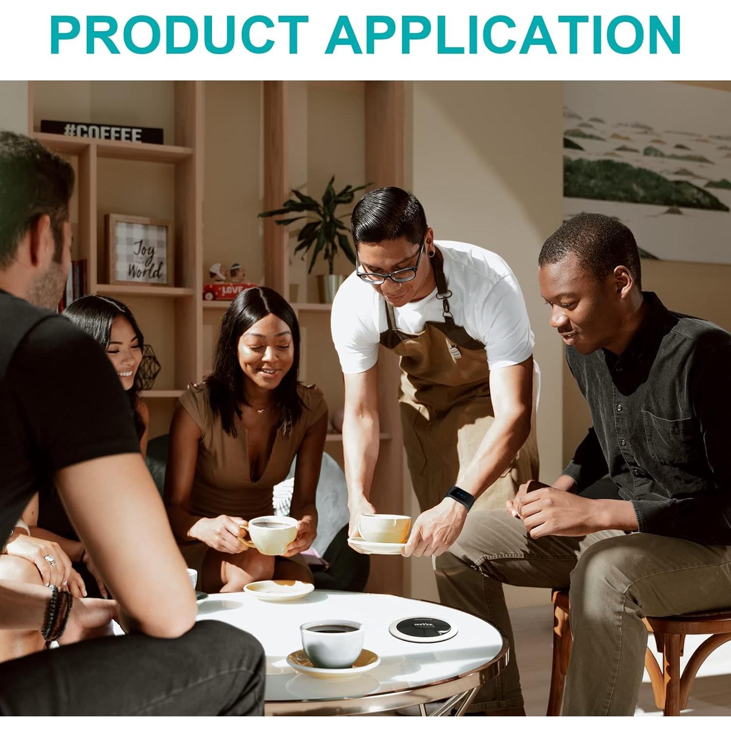 Sistema de Llamadas Inalámbrico SINGCALL 1 Receptor + 5 Pagers