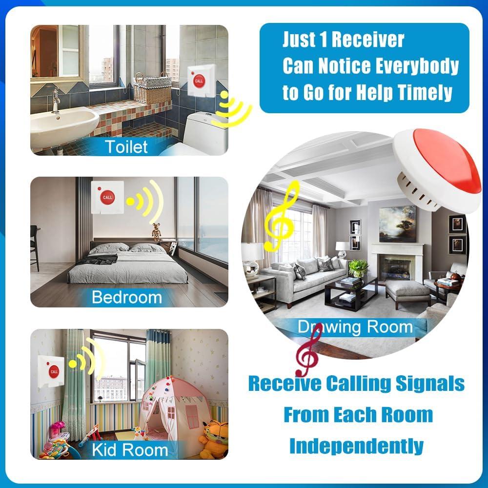 Sistema de Alarma Inalámbrico Quanzhou SJ-4L con Botón de Pánico