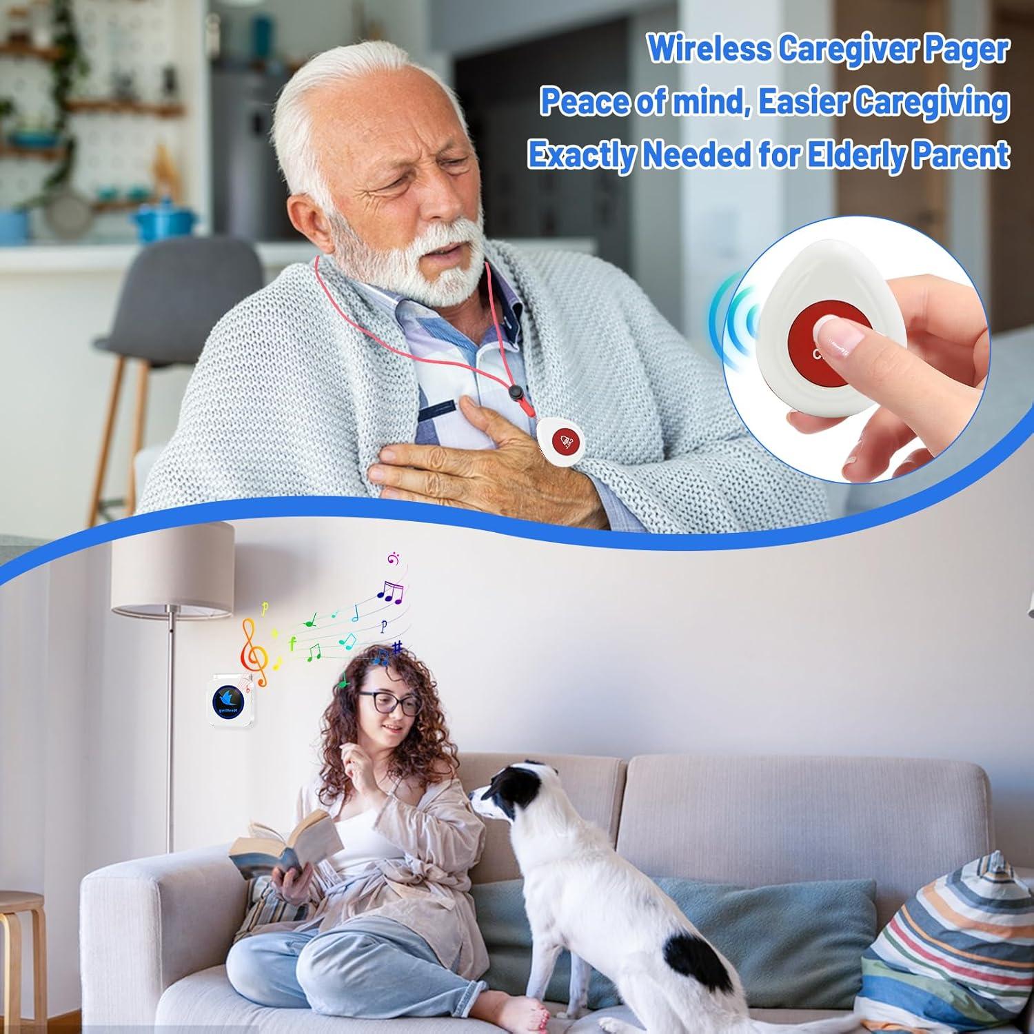 Sistema de Alerta Inalámbrico Nestling para Cuidadores - Botón SOS