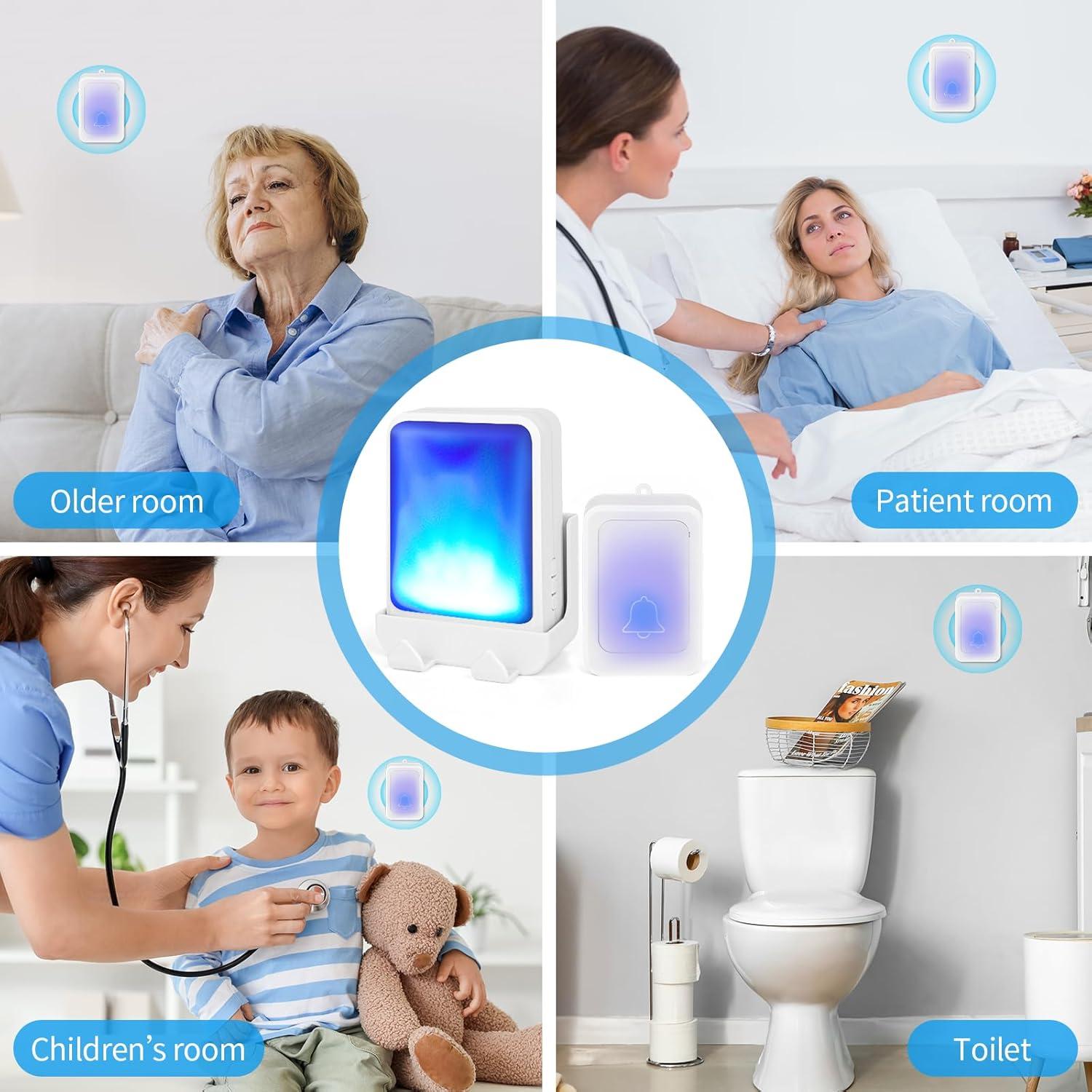 Sistema de Alerta para Cuidadores XiDaPuBen 100m Inalámbrico