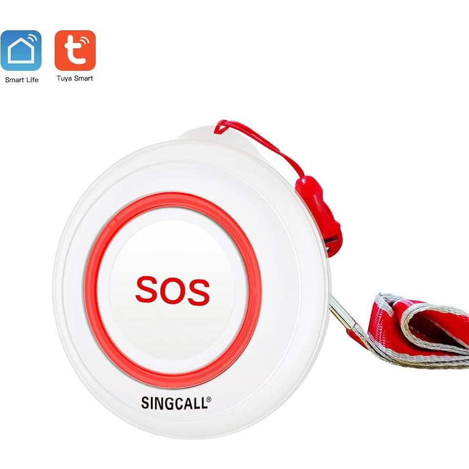 Botón de Pánico Inalámbrico SINGCALL con Receptor 120dB