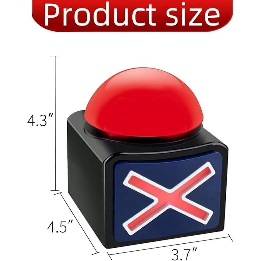 Zumbador de Respuesta de Juego YONEBUYONE con Luz y Sonido