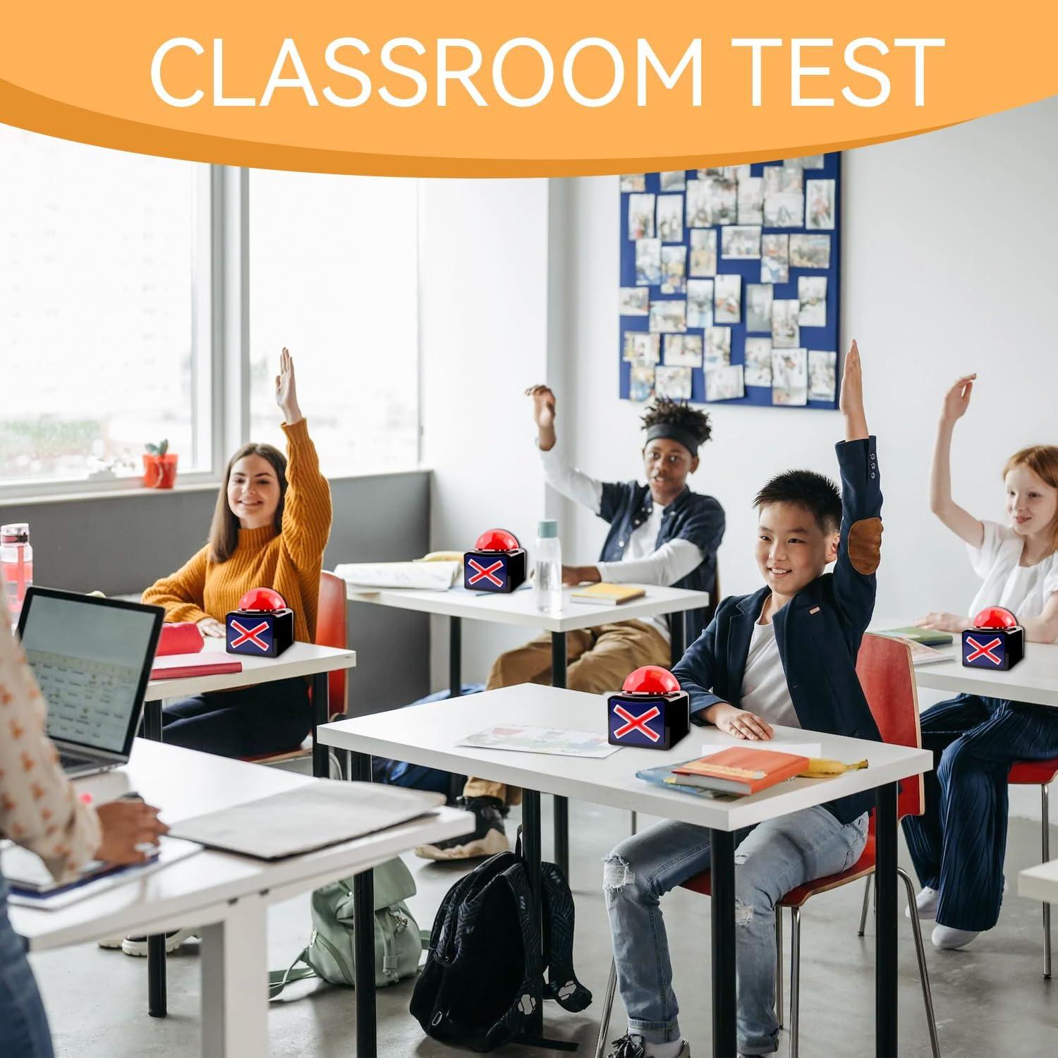 Zumbador de Respuesta de Juego YONEBUYONE con Luz y Sonido