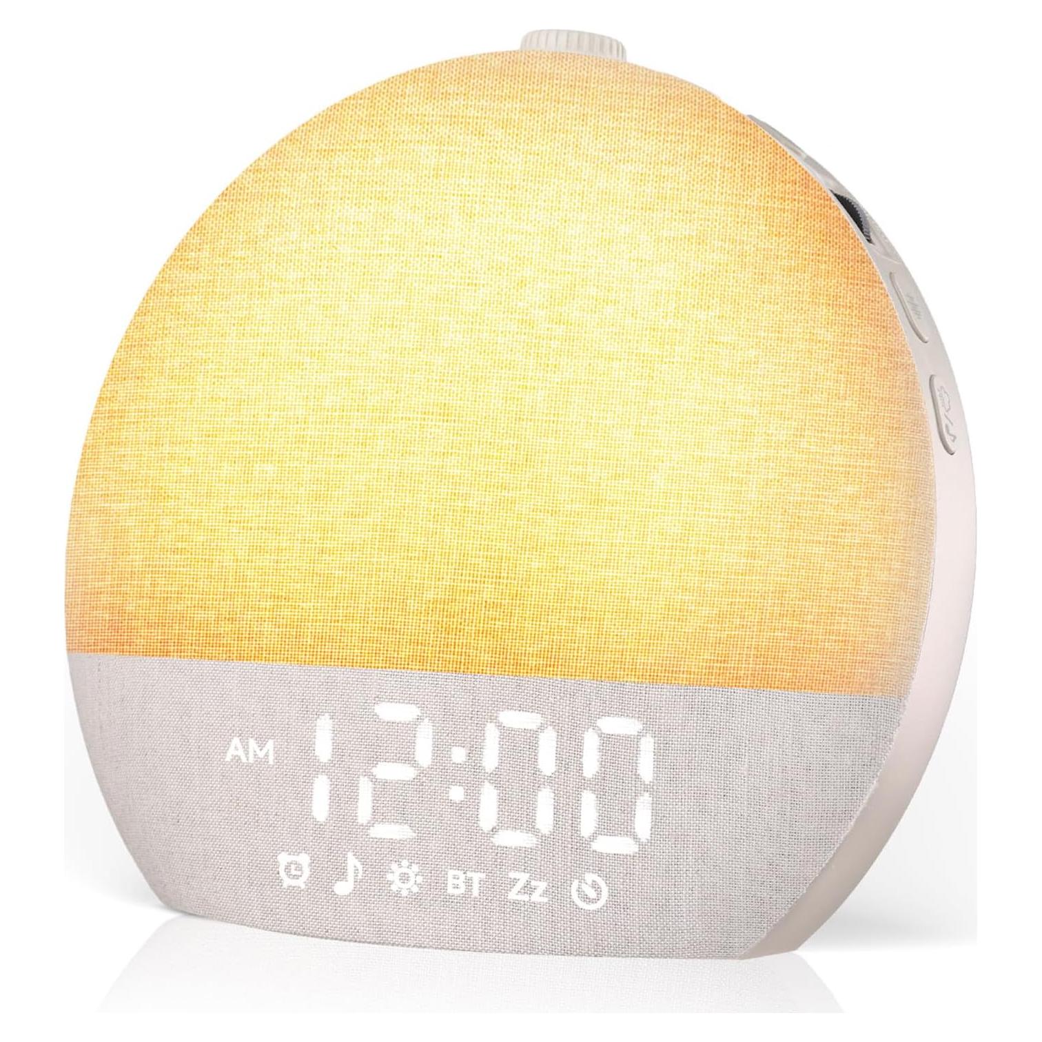 Reloj Despertador Amanecer Geuuap YF-01-C con Sonido Blanco