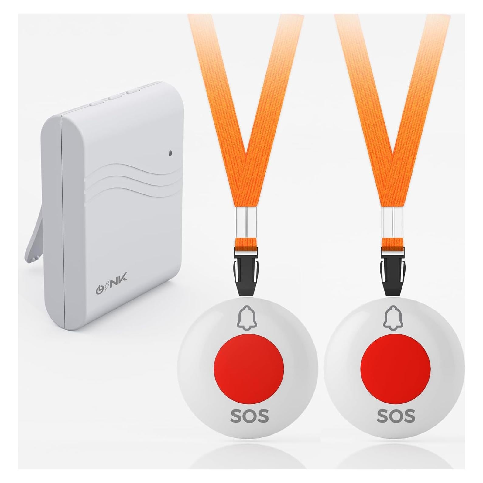 Botón de Llamada Inalámbrico OLINK para Ancianos 600m