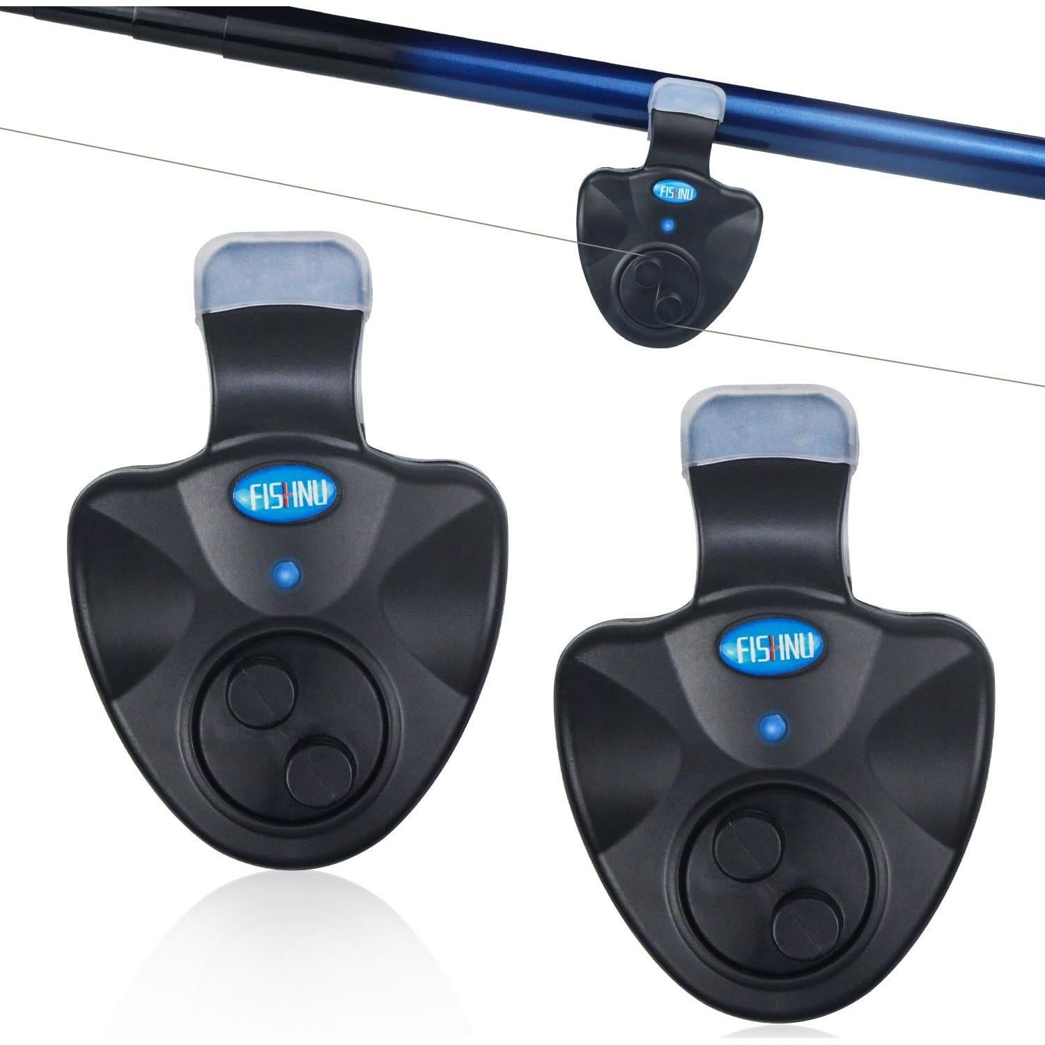 Alarma de Mordida de Pesca FISHNU - Portátil, Resistente al Clima, LED