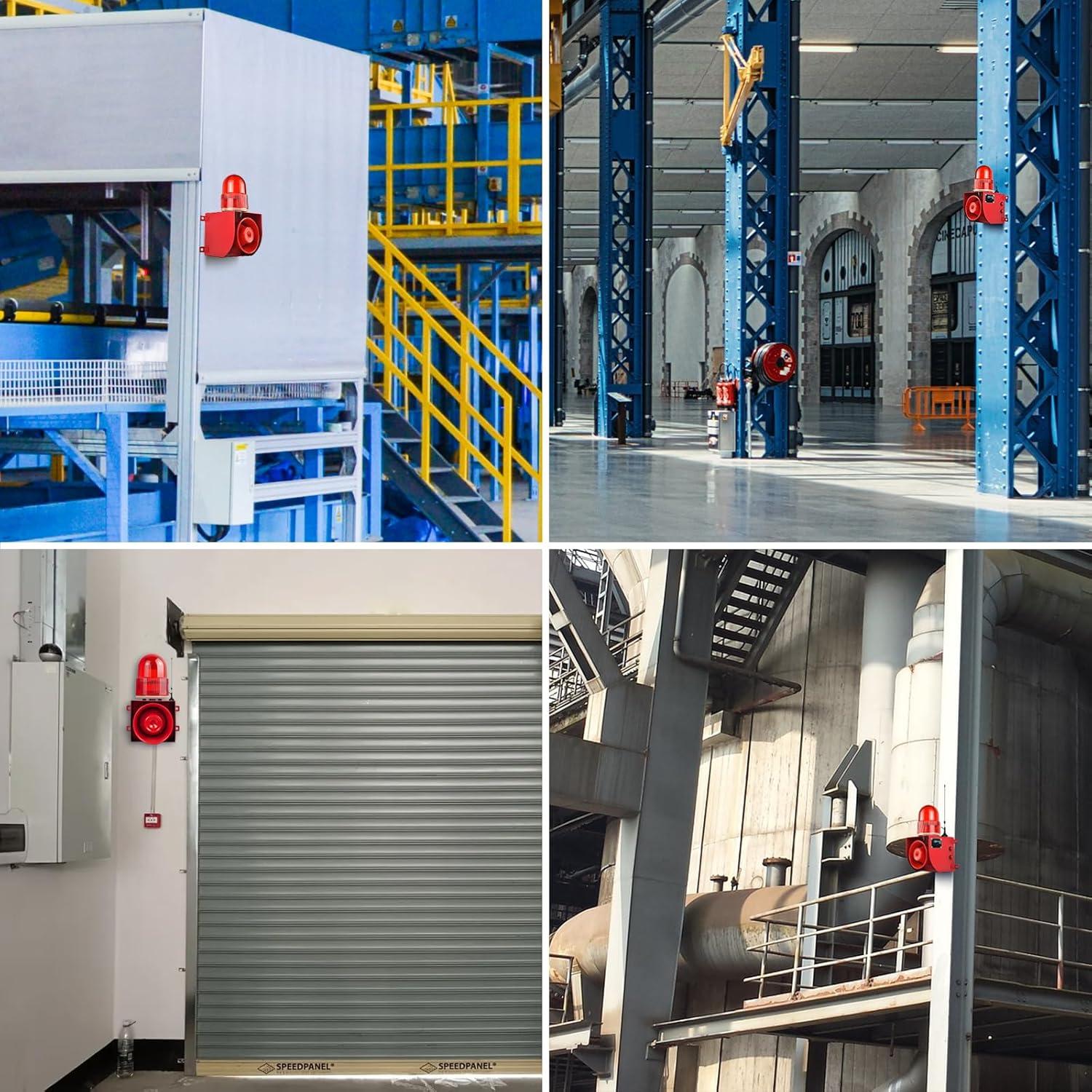 Sirena de Alarma Inalámbrica Hangzhou YASONG 120dB IP65