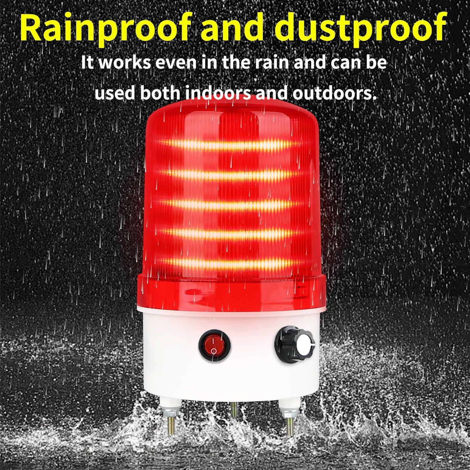 Luz Estroboscópica LED Industrial kbaoele AC110V 110dB