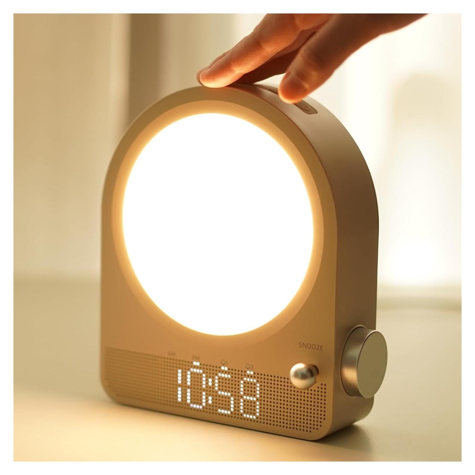 Reloj Despertador Vivilumens con Luz de Amanecer y Sonidos