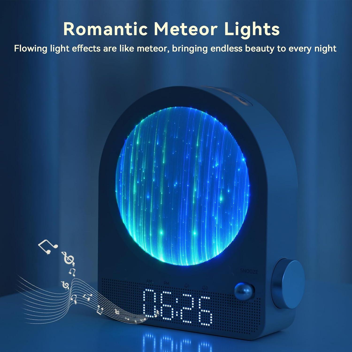 Reloj Despertador Vivilumens con Luz de Amanecer y Sonidos