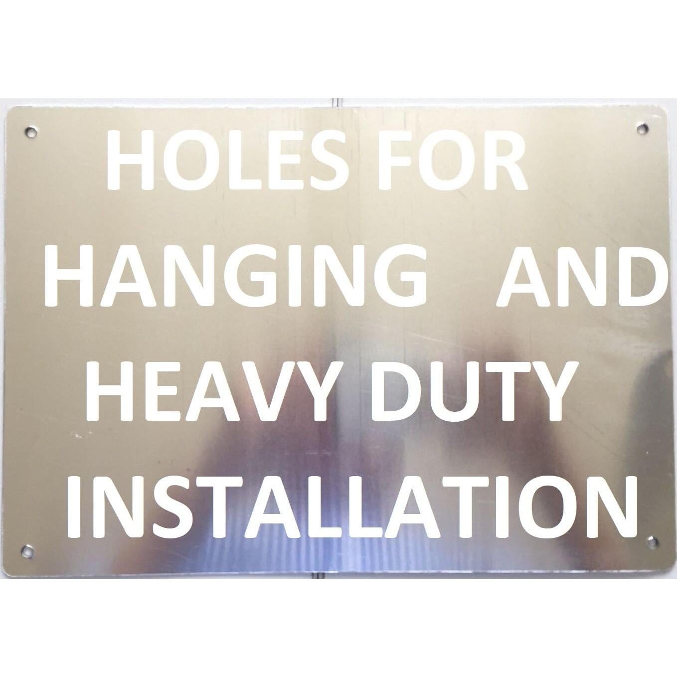 Señal de Alarma Empuje - Aluminio Reflectante 45x12 cm