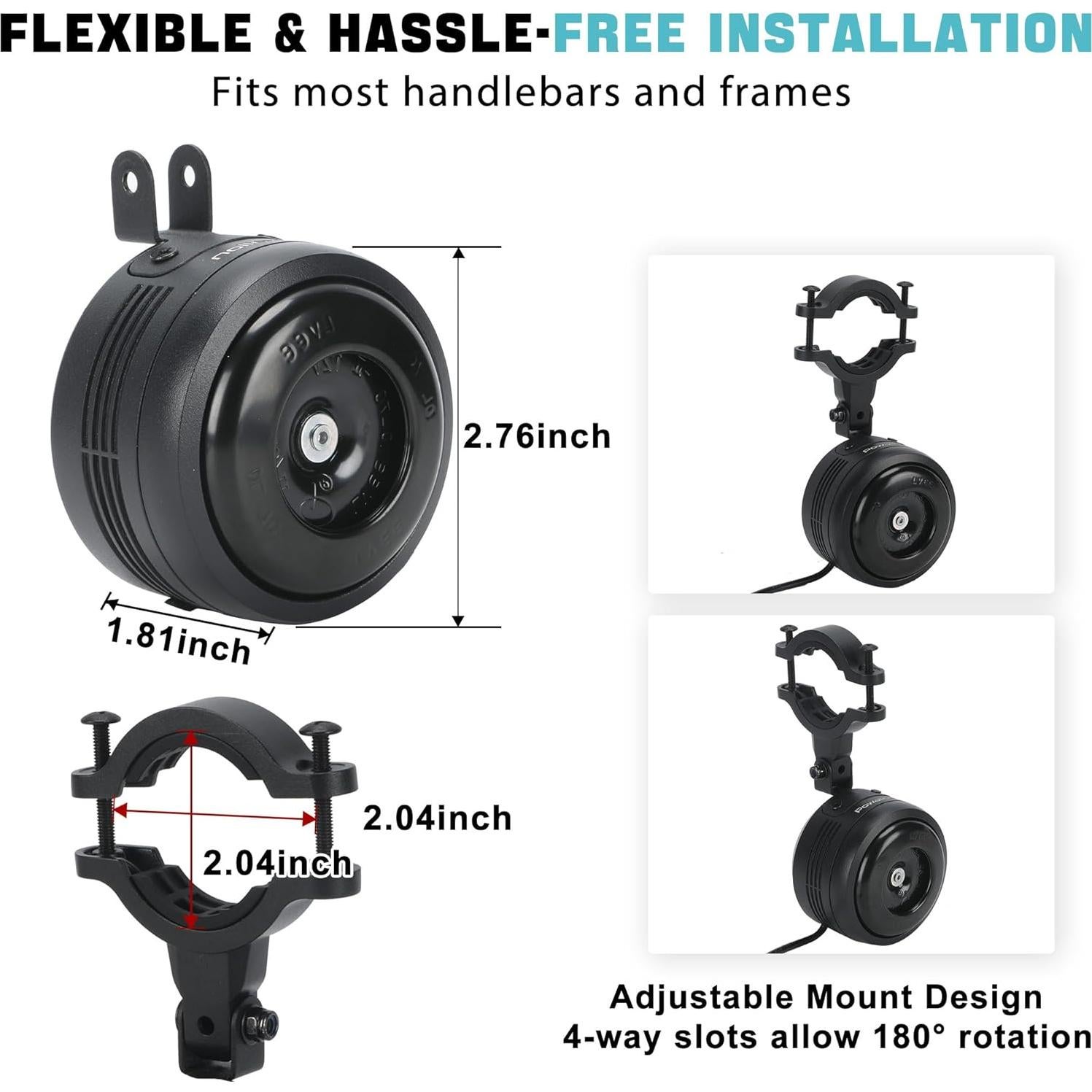 Alarma Antirrobo para Bicicleta Powallon PA1 Recargable USB