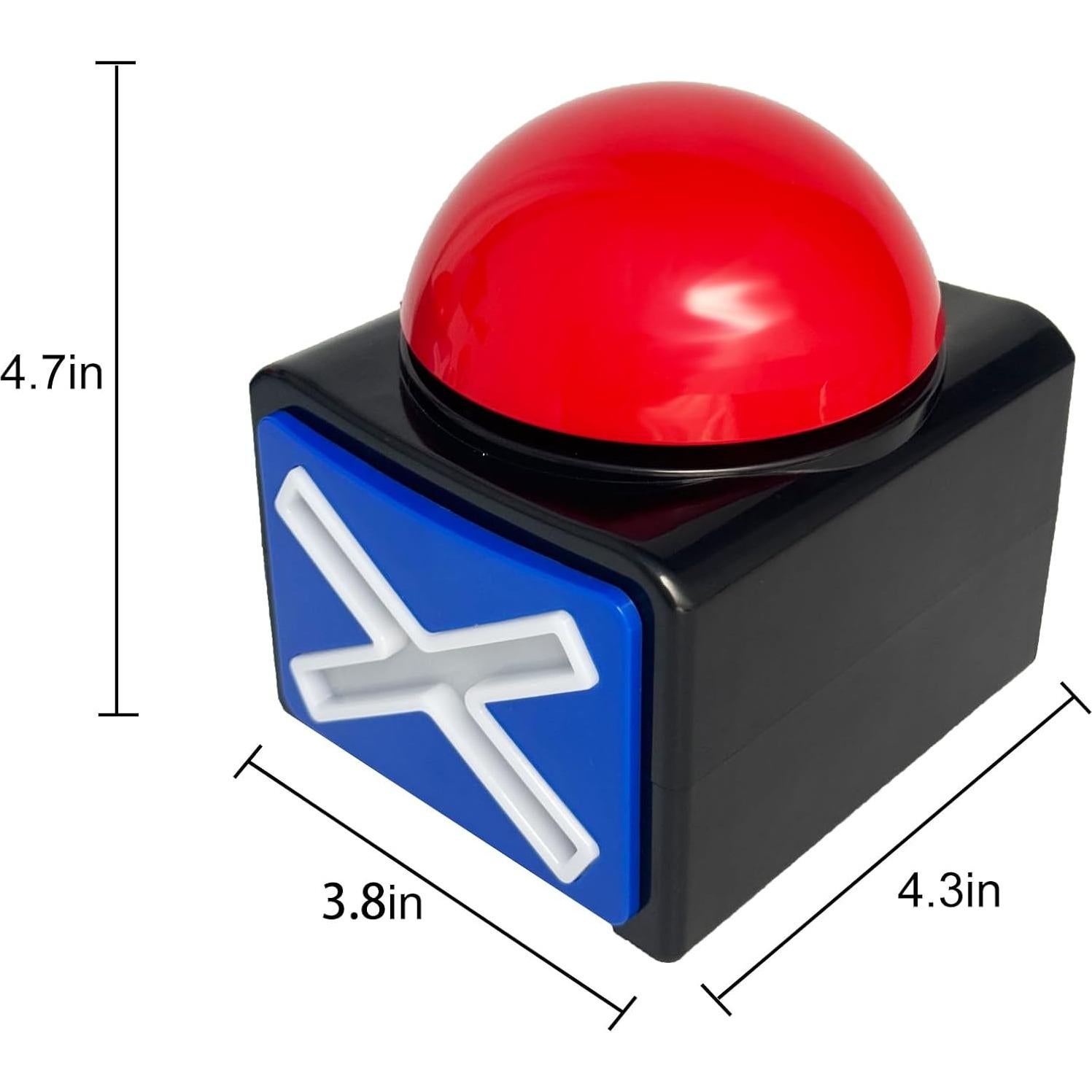 Game Buzzers de Respuesta con Luz y Sonido OFVENS 2 Pcs