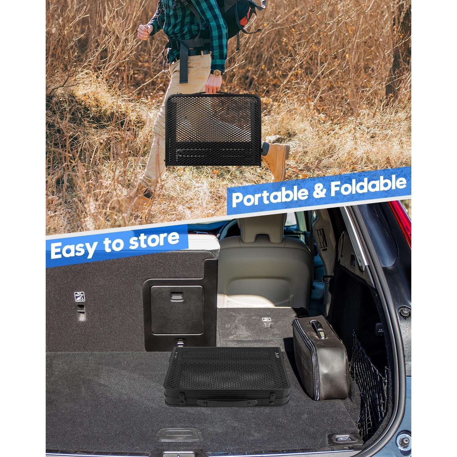 Mesa de Parrilla Plegable MSDADA Aluminio Ajustable 57 cm