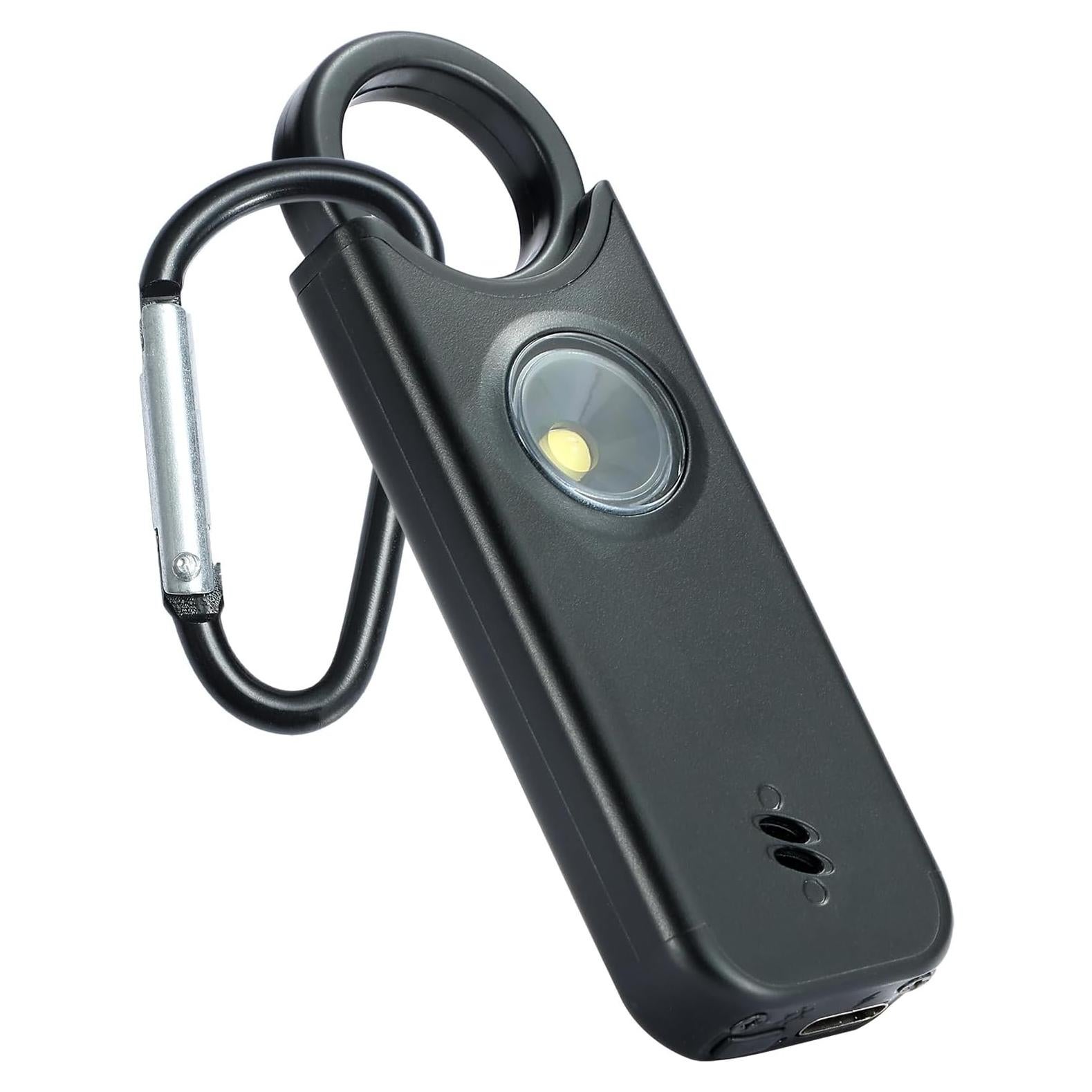 Alarma Personal de Seguridad TIPSEAN 135dB con Luz LED Recargable