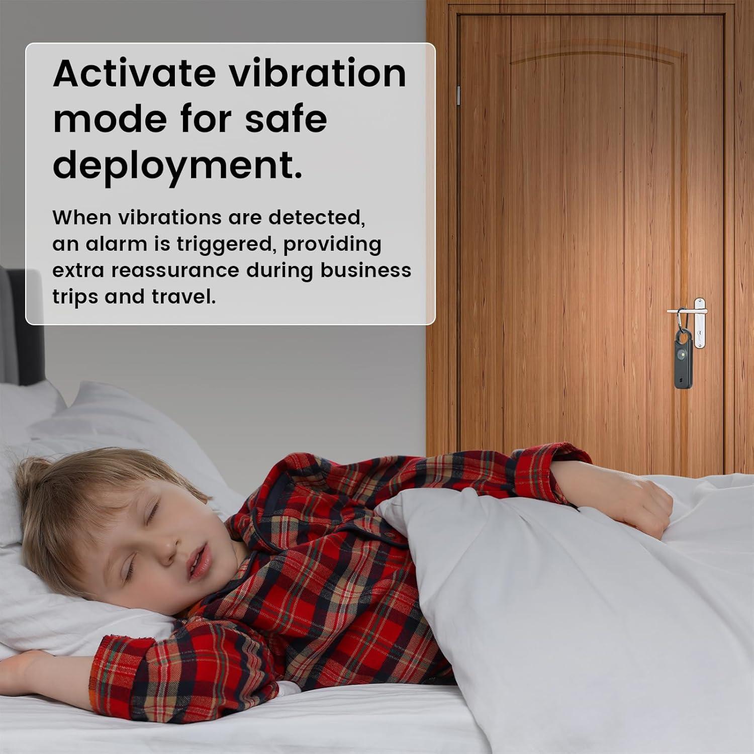 Alarma Personal de Seguridad TIPSEAN 135dB con Luz LED Recargable