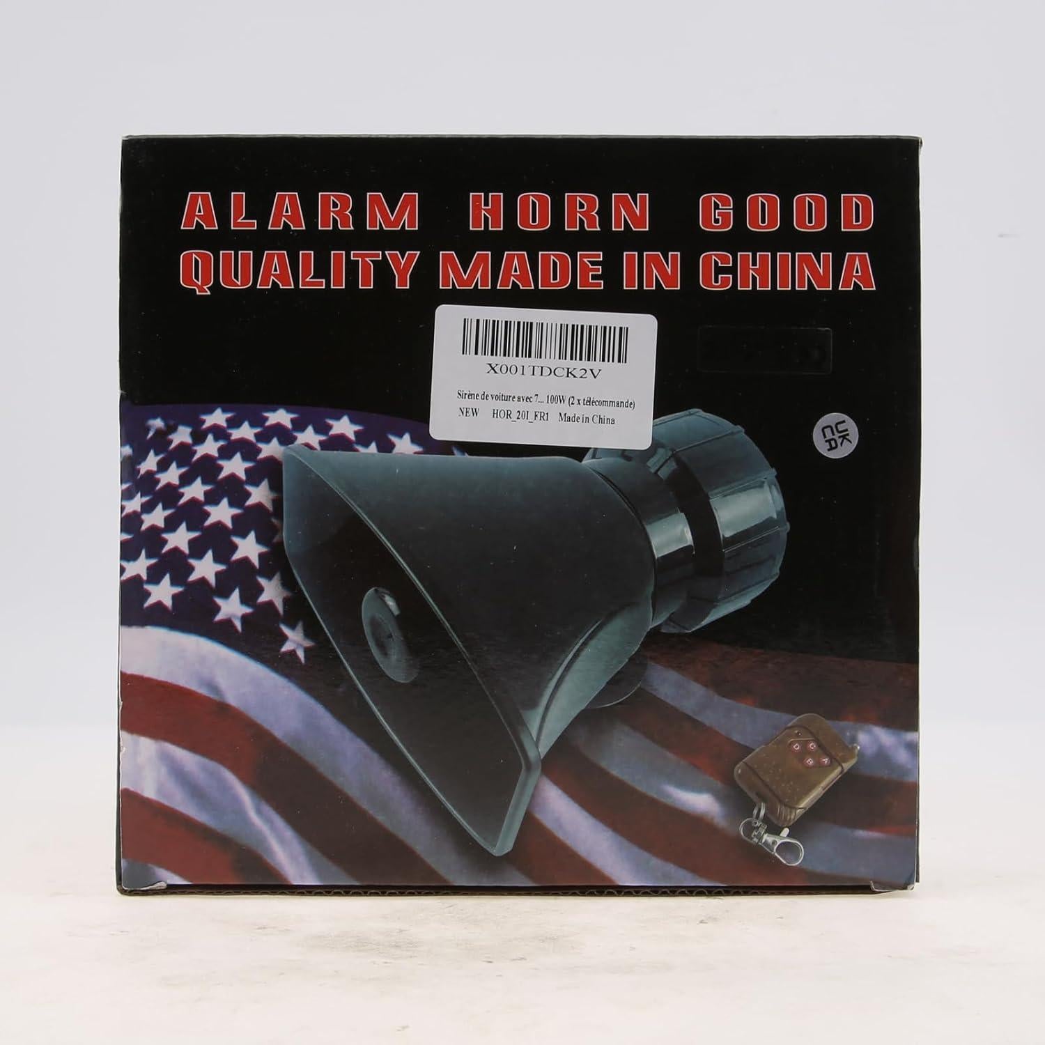 Sirena de Automóvil ePathChina 7 Tonos 100W Control Remoto