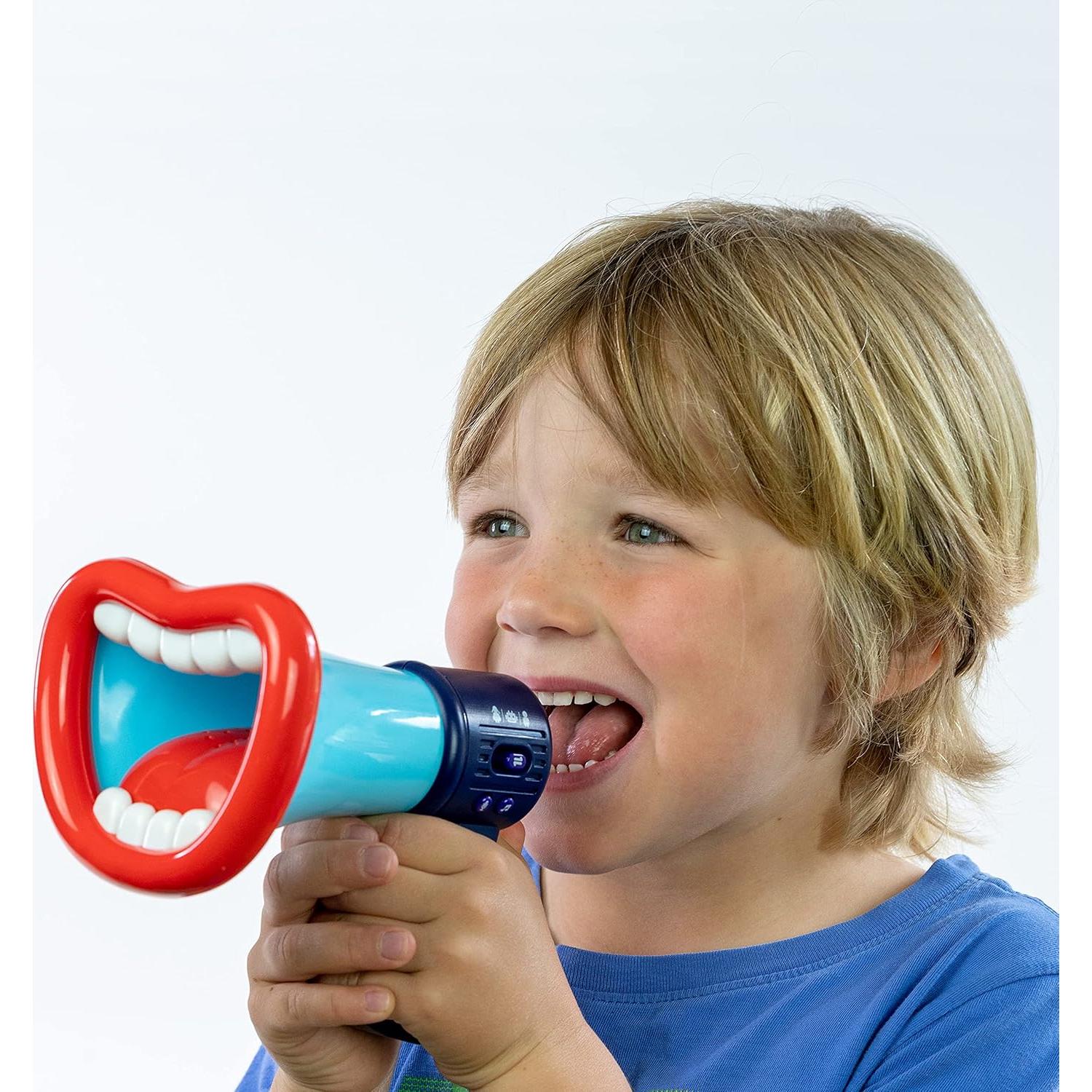 Cambiador de Voz Boca Ruidosa Funtime Gifts - Mini Megáfono 3 Modos