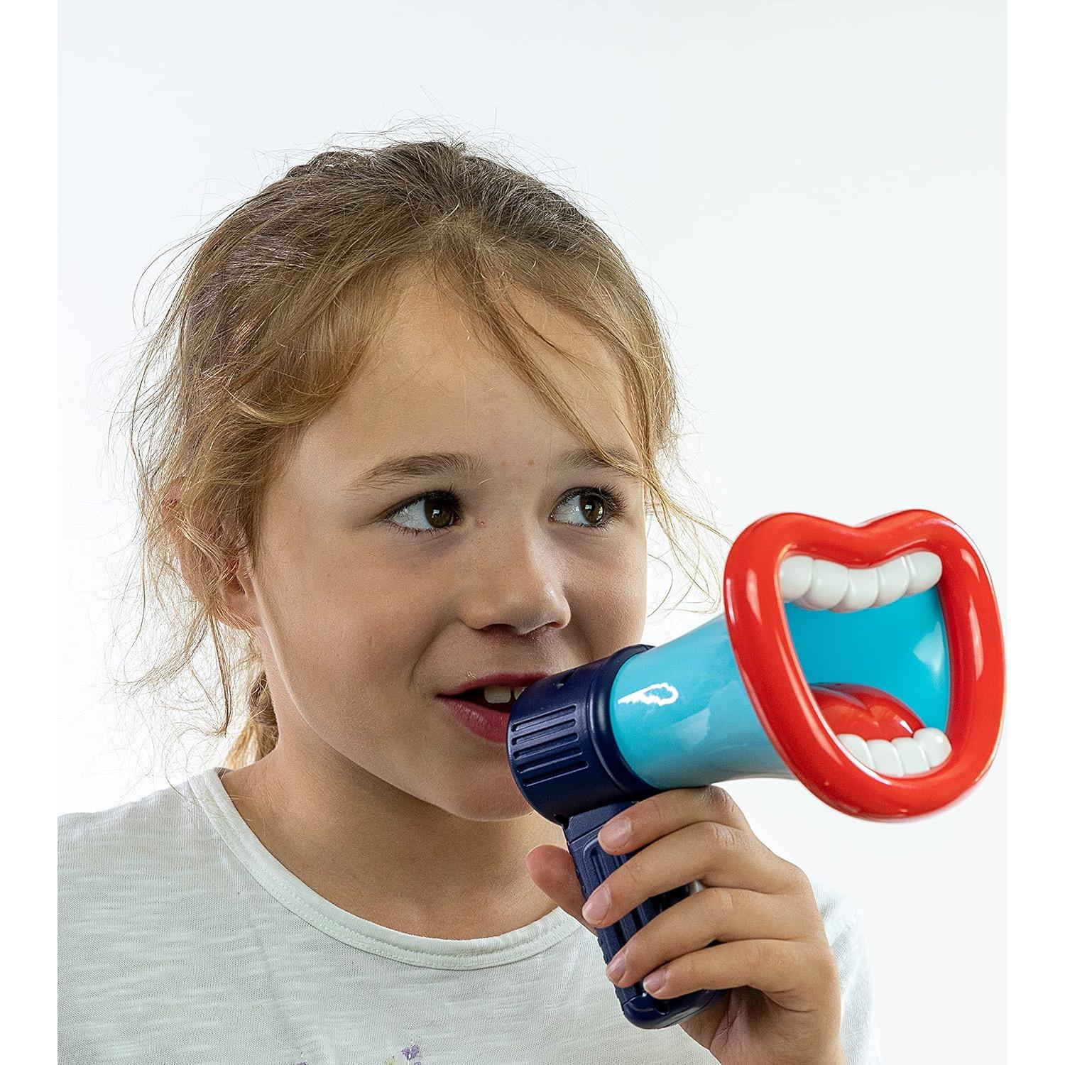 Cambiador de Voz Boca Ruidosa Funtime Gifts - Mini Megáfono 3 Modos