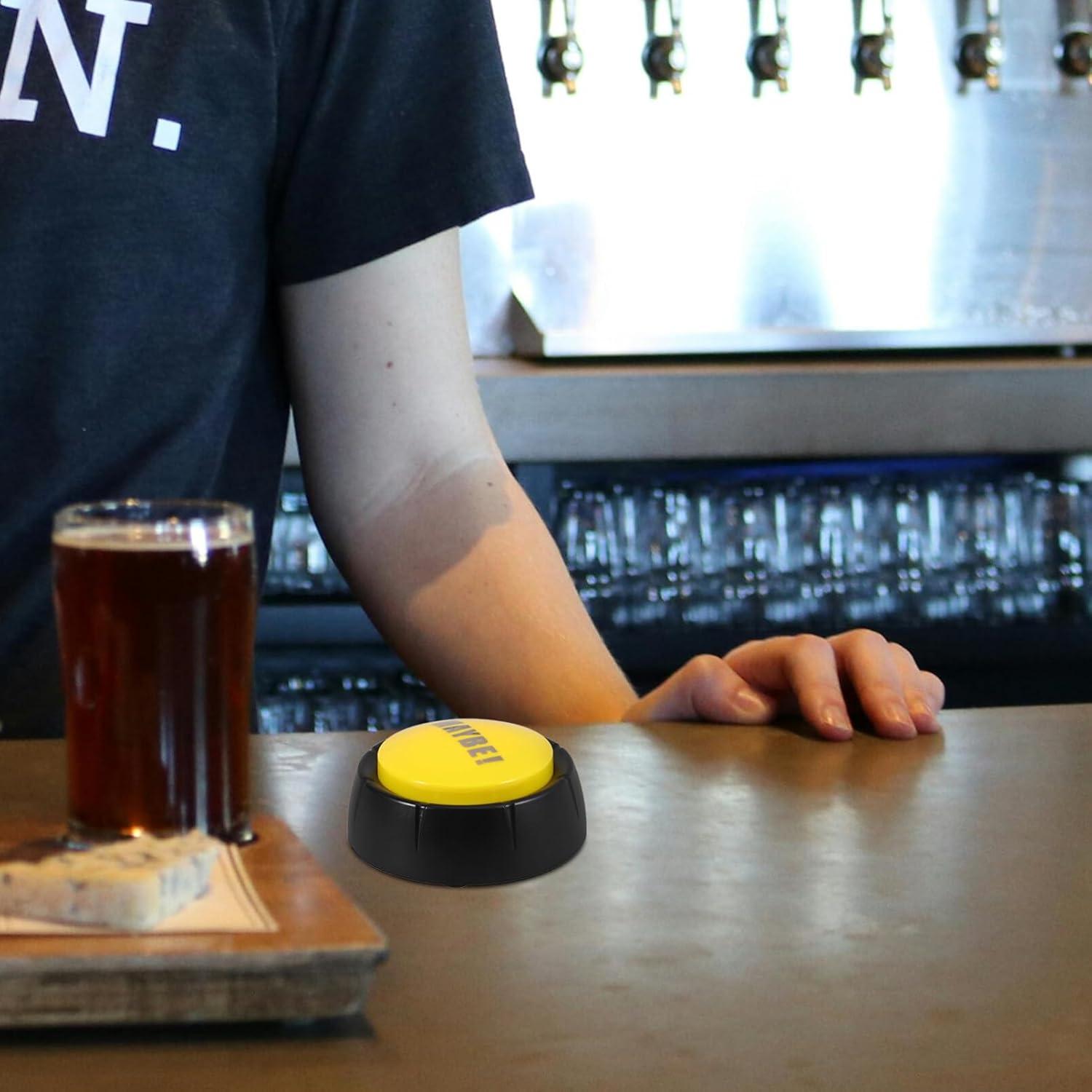 Botón de Sonido Divertido ibasenice para Fiestas 9x9cm