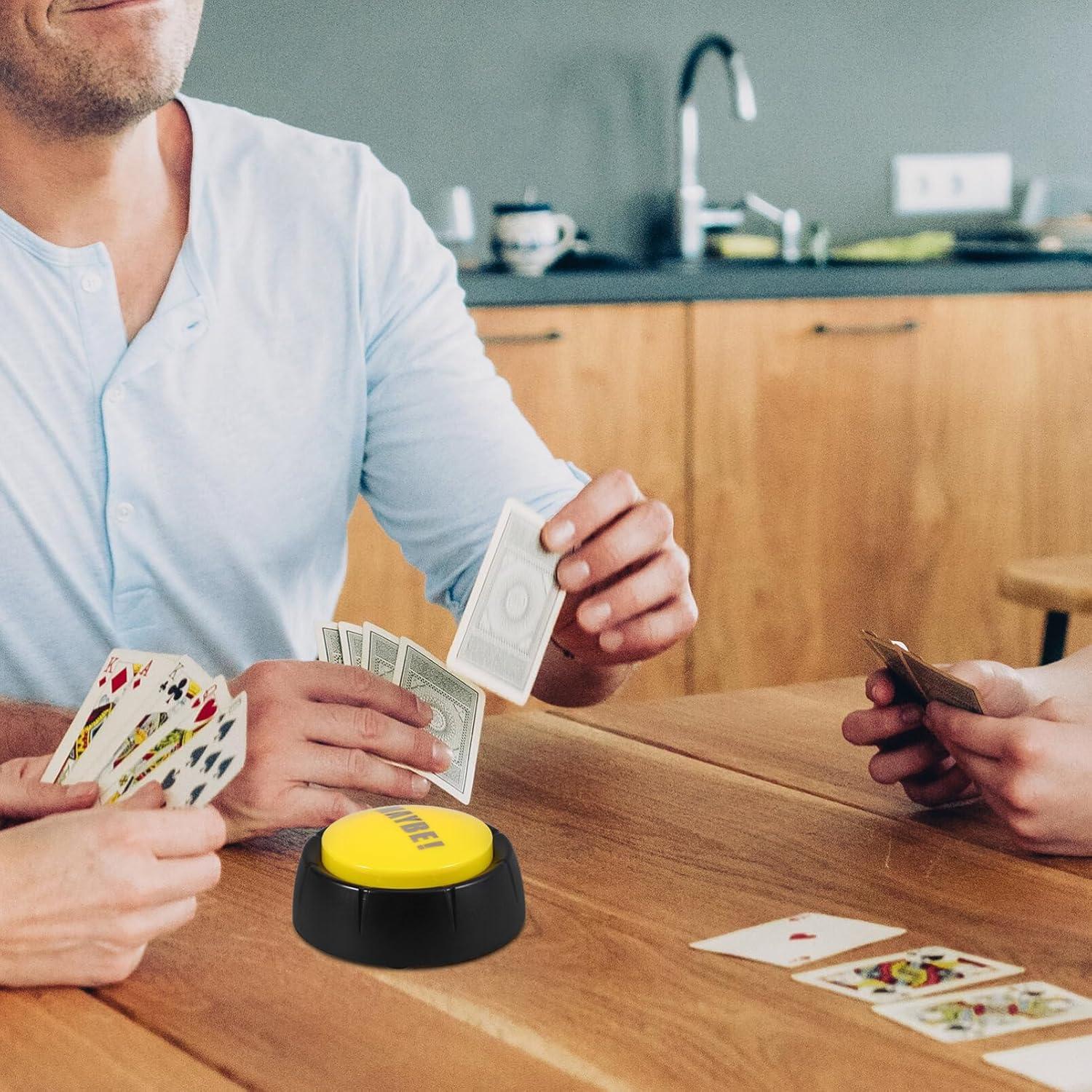 Botón de Sonido Divertido ibasenice para Fiestas 9x9cm