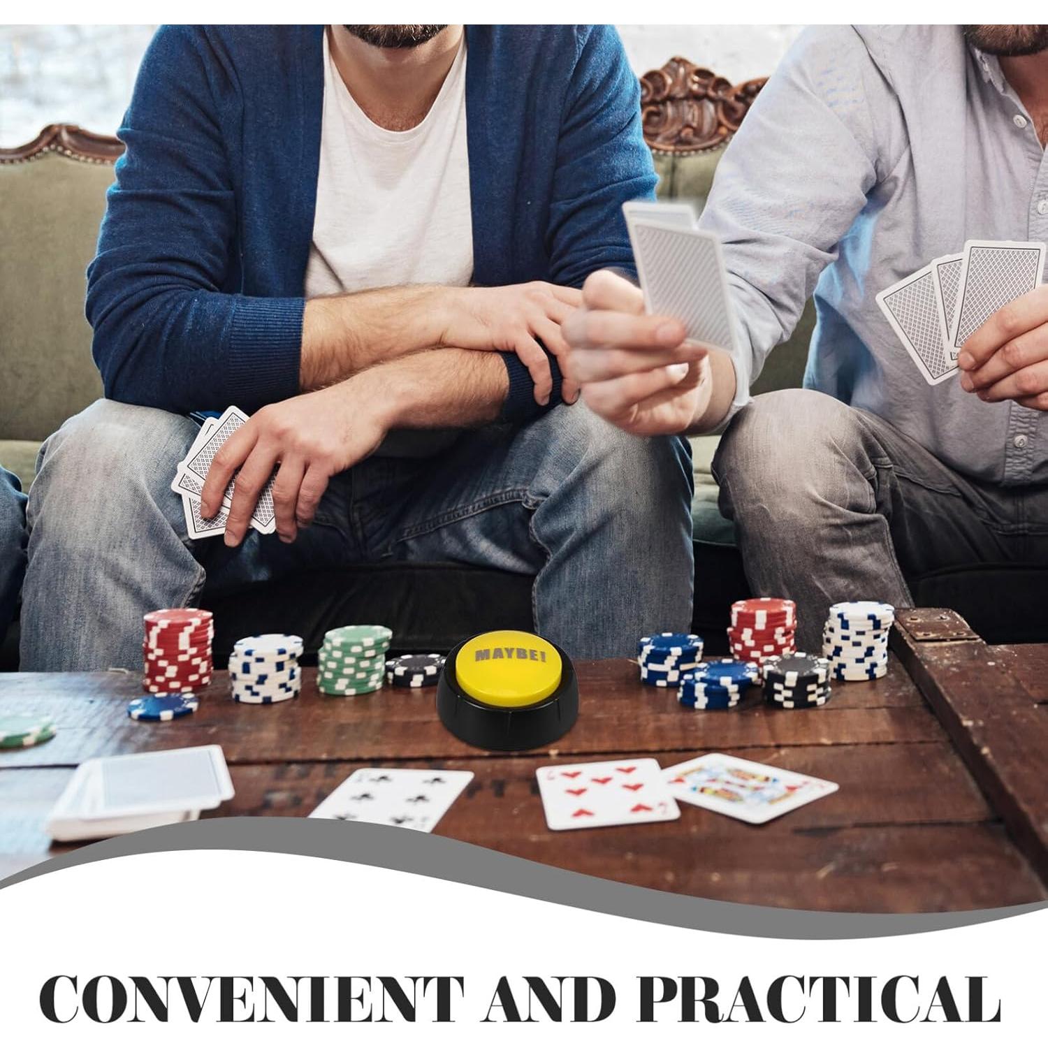 Botón de Sonido Divertido ibasenice para Fiestas 9x9cm