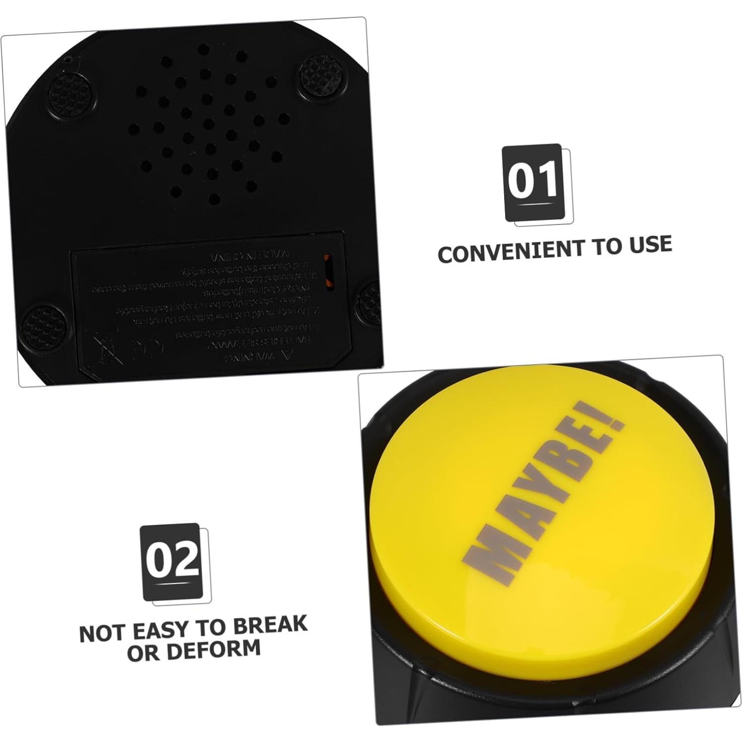 Botón de Broma Divertido Yardwe con Sonido para Fiestas