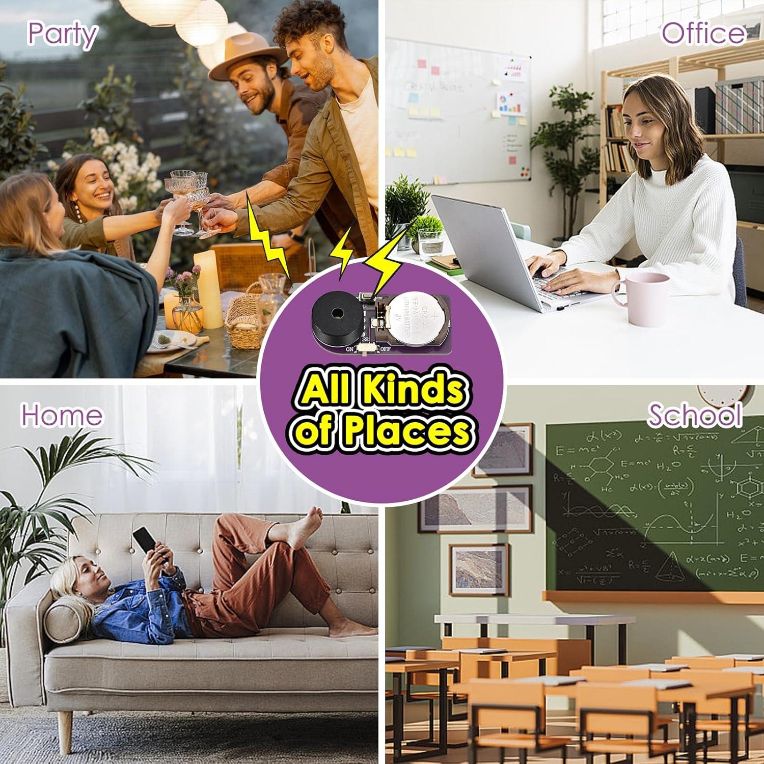 Kit de Broma de Ruido de Grillo Faburo - 6 Piezas, 16 Sonidos