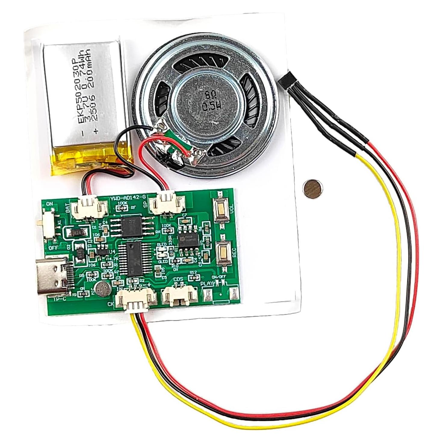 Módulo de Música Gikfun Activado por Imán 16MB USB-C