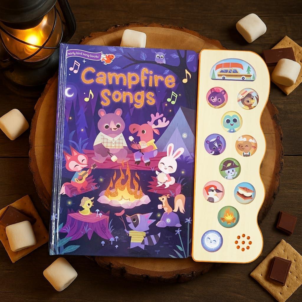 Campfire Songs: 11-Button Interactive Children's Sound Book (Early Bird Song) (Early Bird Song, 11B)