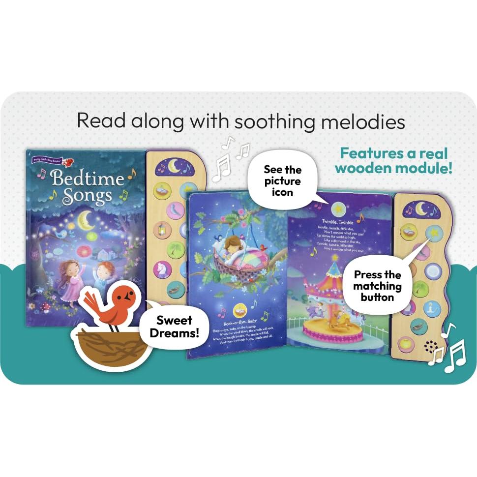 Bedtime Songs: 11-Button Interactive Children's Sound Book (Early Bird Song)