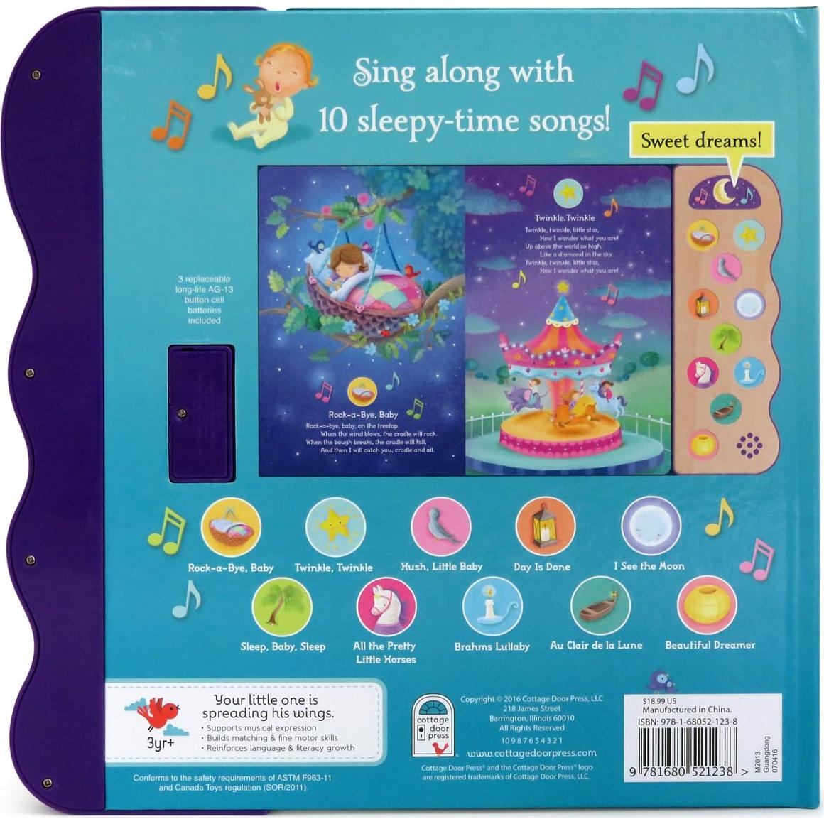 Bedtime Songs: 11-Button Interactive Children's Sound Book (Early Bird Song)