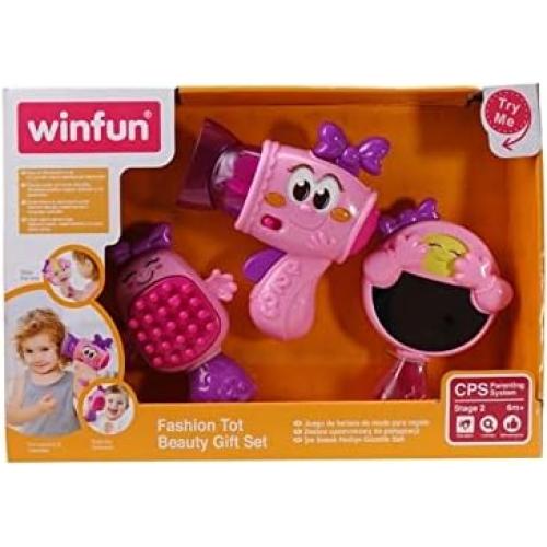 Conjunto de Belleza Interactivo Winfun 003033 | Espejo, Cepillo y Secador