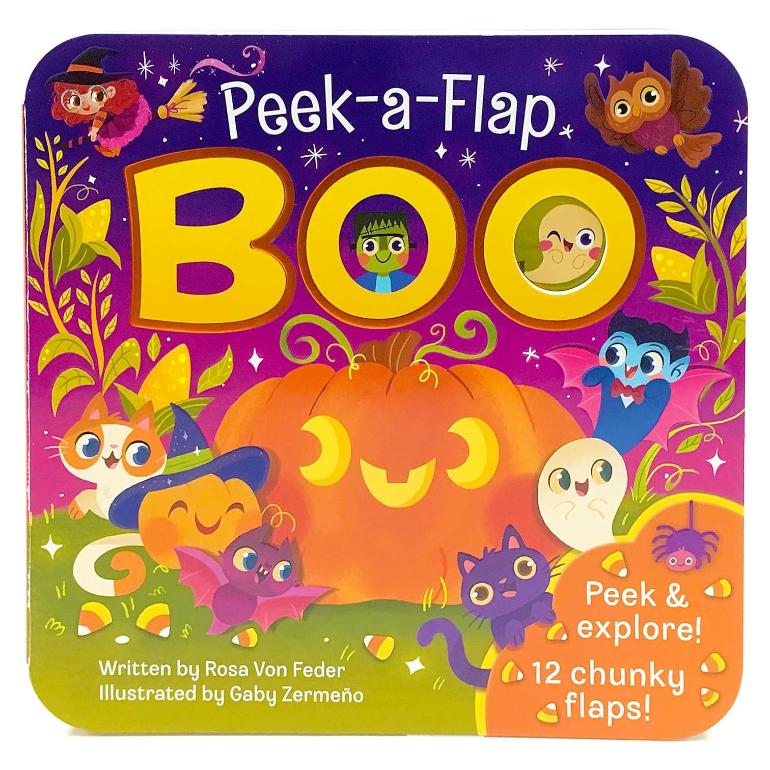 Boo Halloween Lift-a-Flap Board Book Ages 0-4