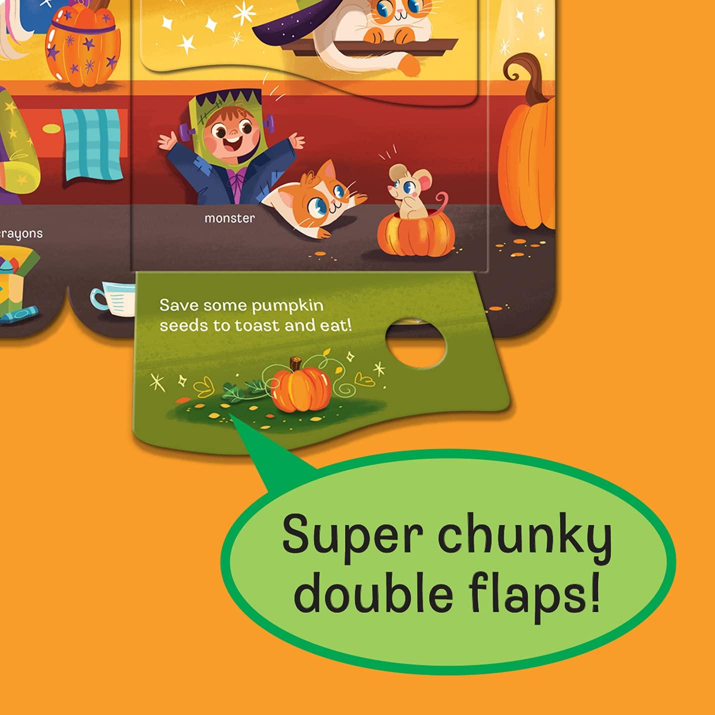 Boo Halloween Lift-a-Flap Board Book Ages 0-4