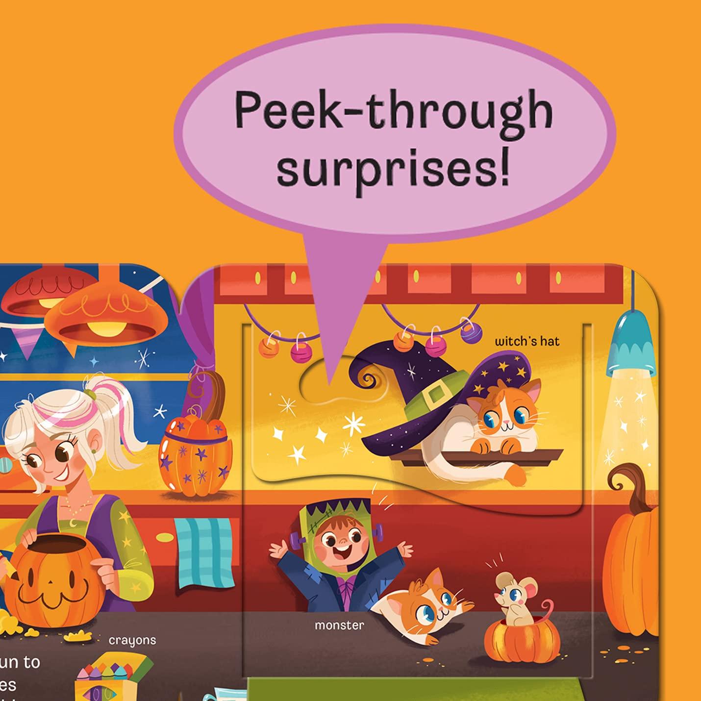 Boo Halloween Lift-a-Flap Board Book Ages 0-4