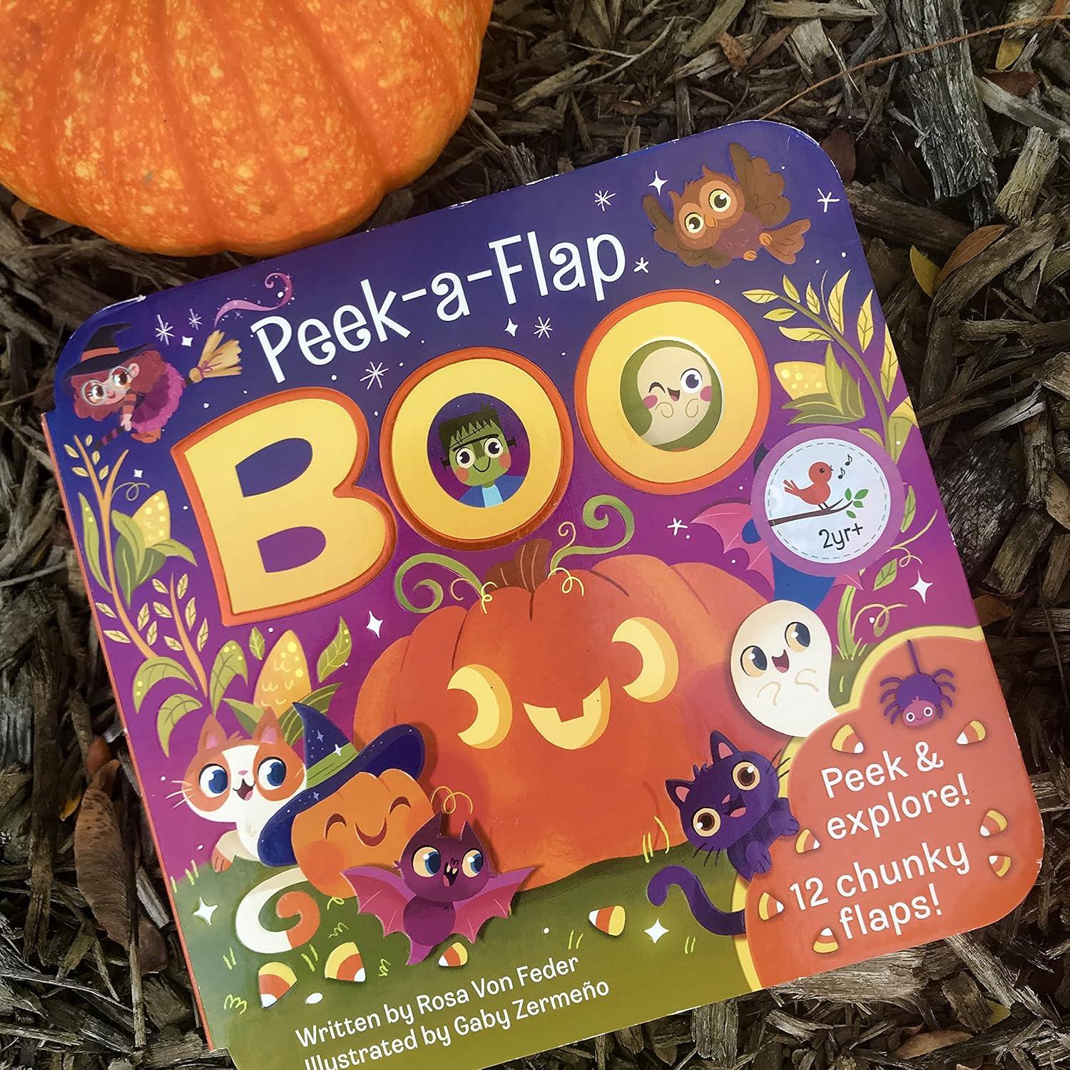 Boo Halloween Lift-a-Flap Board Book Ages 0-4
