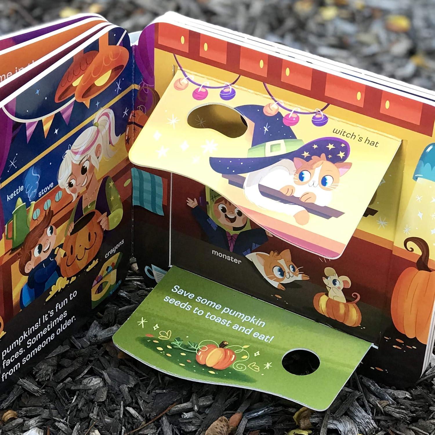 Boo Halloween Lift-a-Flap Board Book Ages 0-4