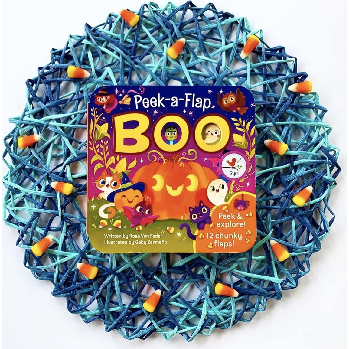 Boo Halloween Lift-a-Flap Board Book Ages 0-4