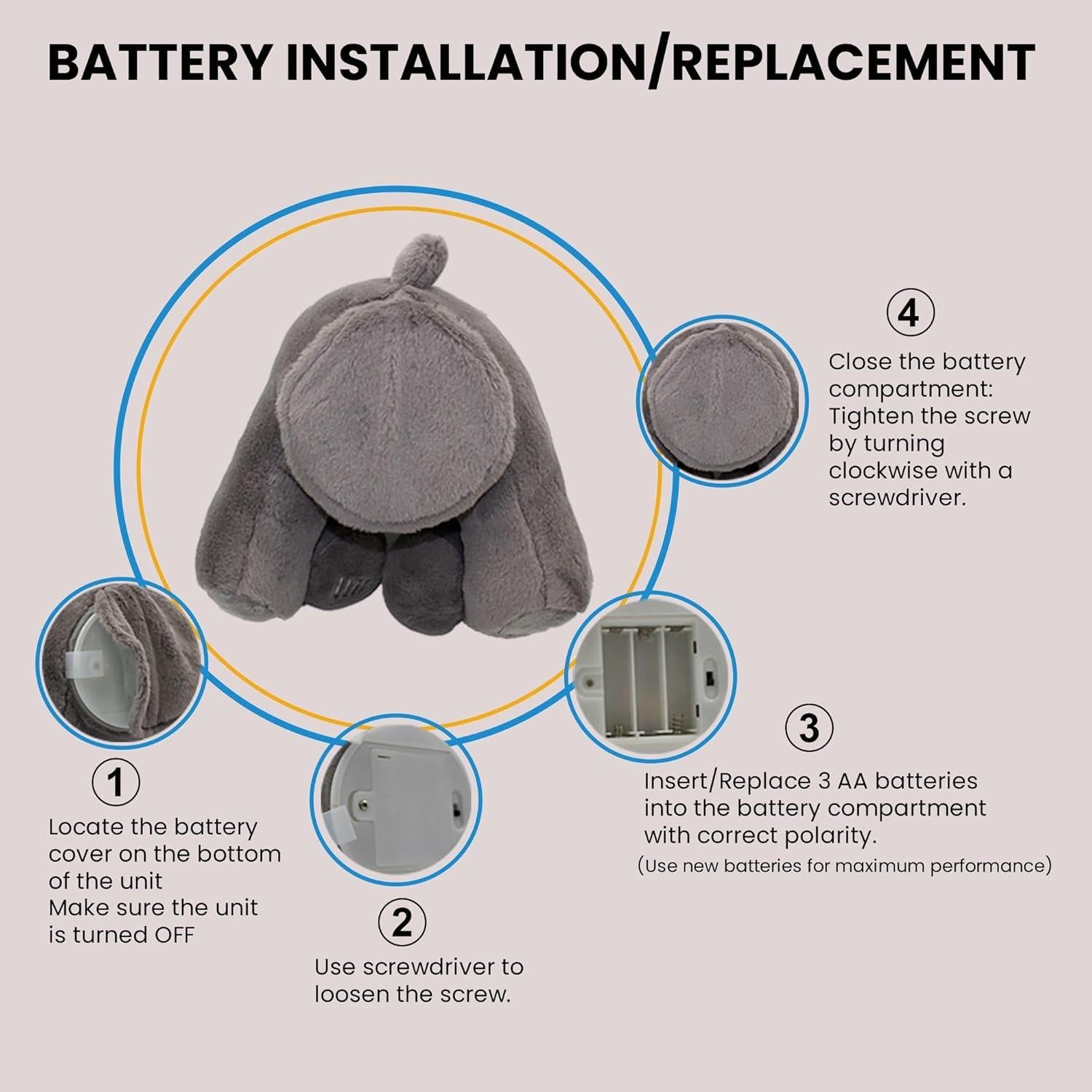 Conejo de Peluche Interactivo Dimple Milo - Peek-a-Boo Gris